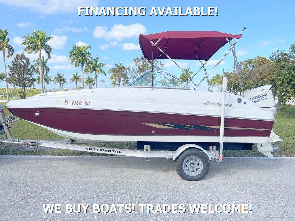 2017 Hurricane SunDeck 187 OB